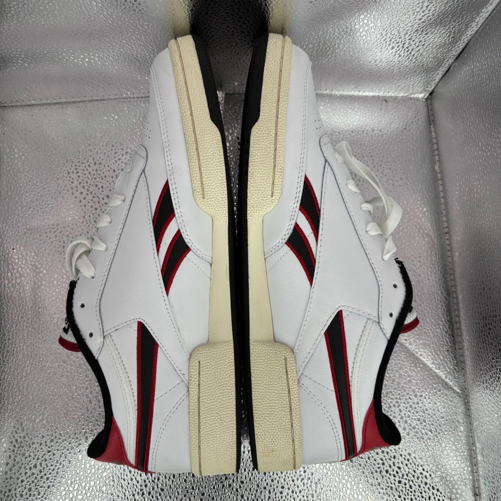 Reebok Club C Revenge Mens Sneakers White Red Black 1000200019 Size 11.5 - Picture 5 of 7